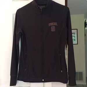 Syracuse zip up with zippered pockets